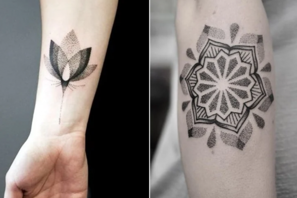 Tato Karya Seni Klasik dalam Titik-Titik